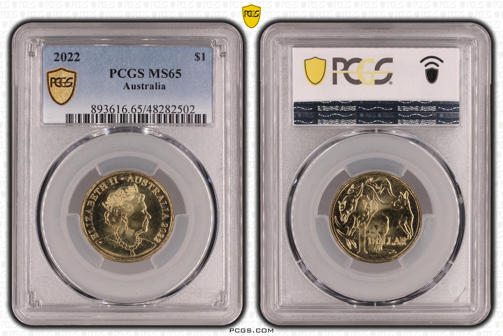 One Dollar, 2022, PCGS MS65