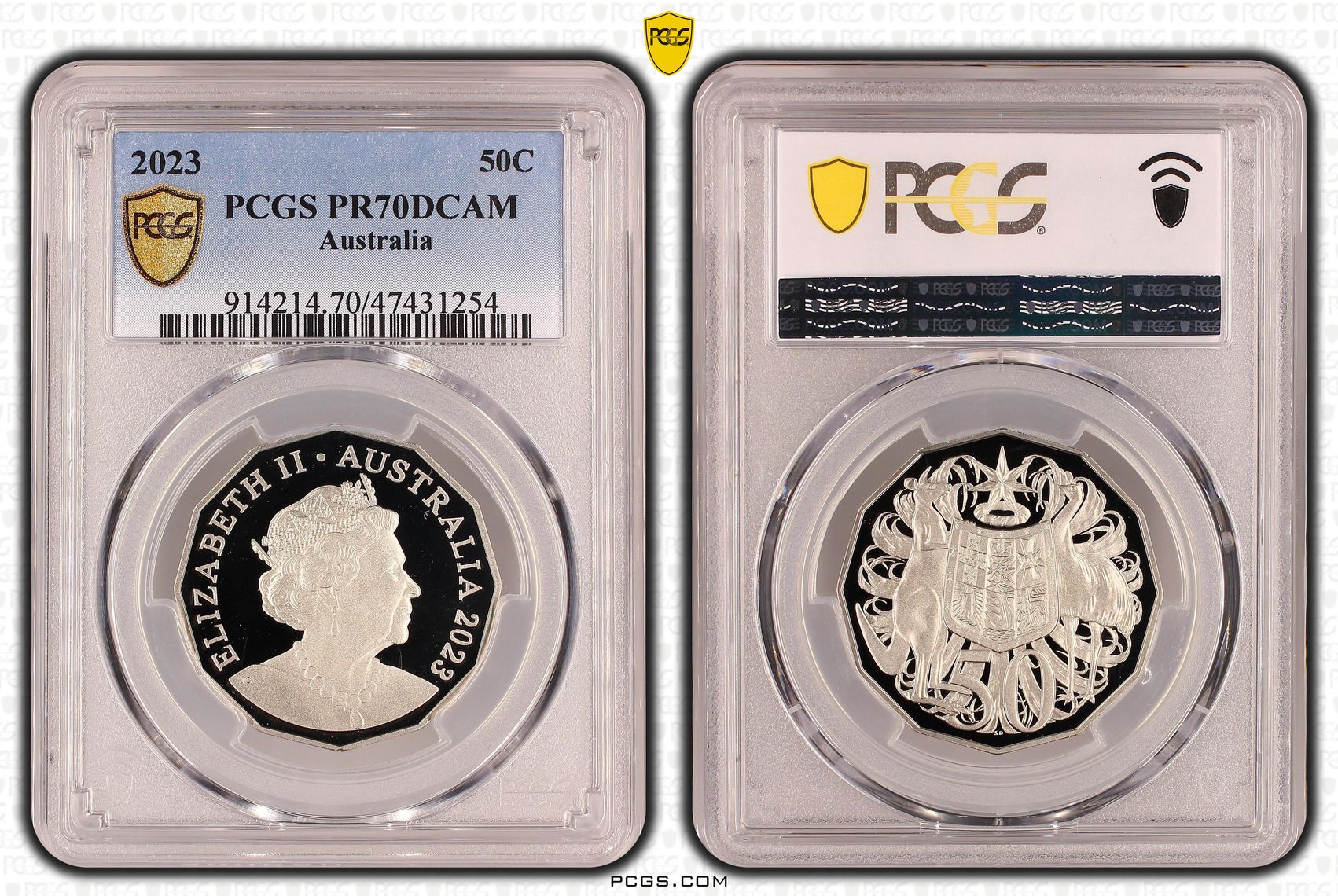 Fifty Cent, 2023, PCGS PR70DCAM