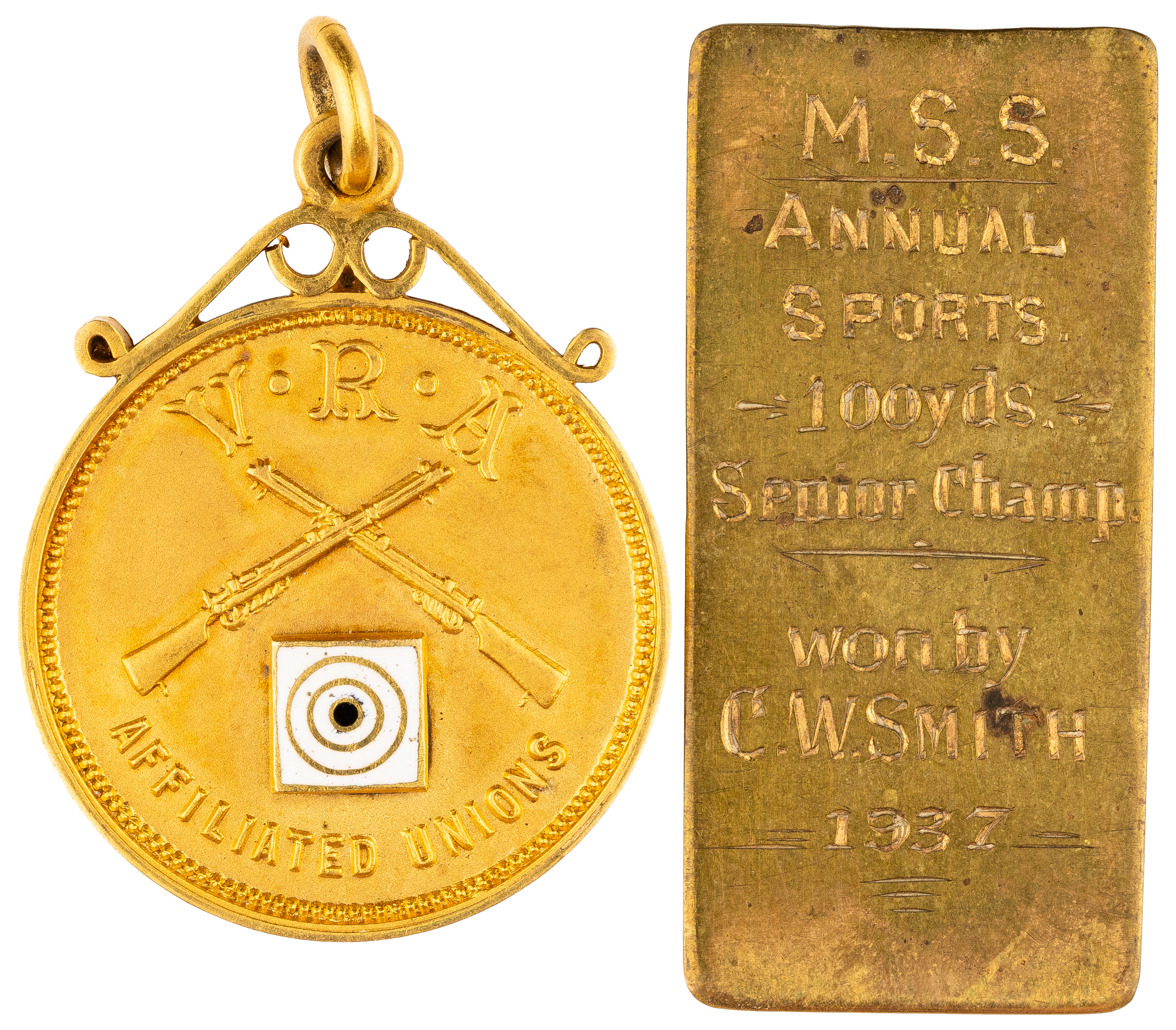 Victorian Rifle Association - Affiliated Unions, 1928, gVF