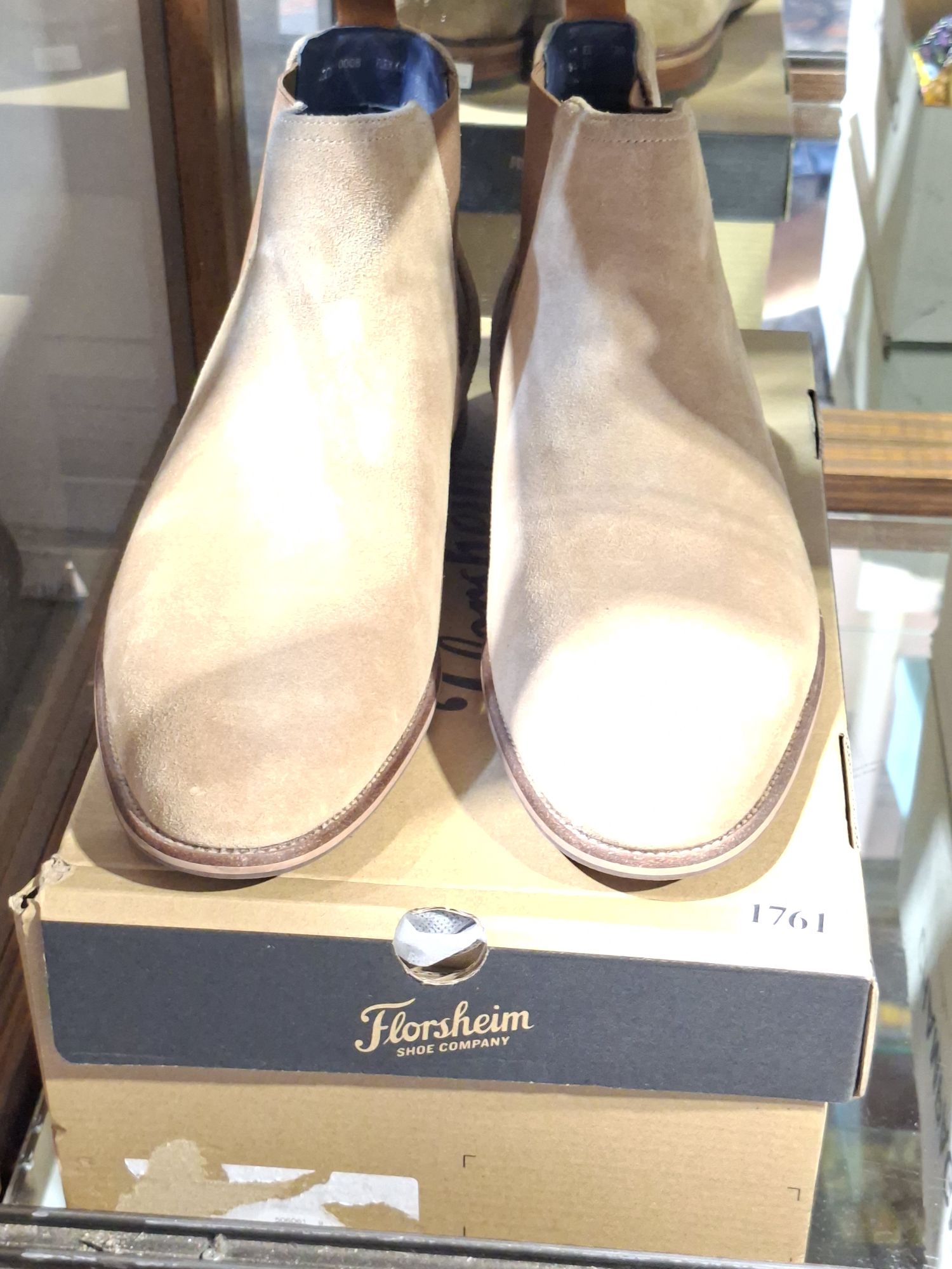 FLORSHEIM LEATHER BOOTS