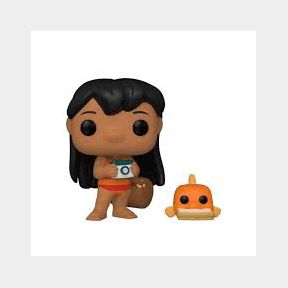 Funko Pop DisneyLiloandStitch-Lilo With Pudge-50584/345 B1 (S7)