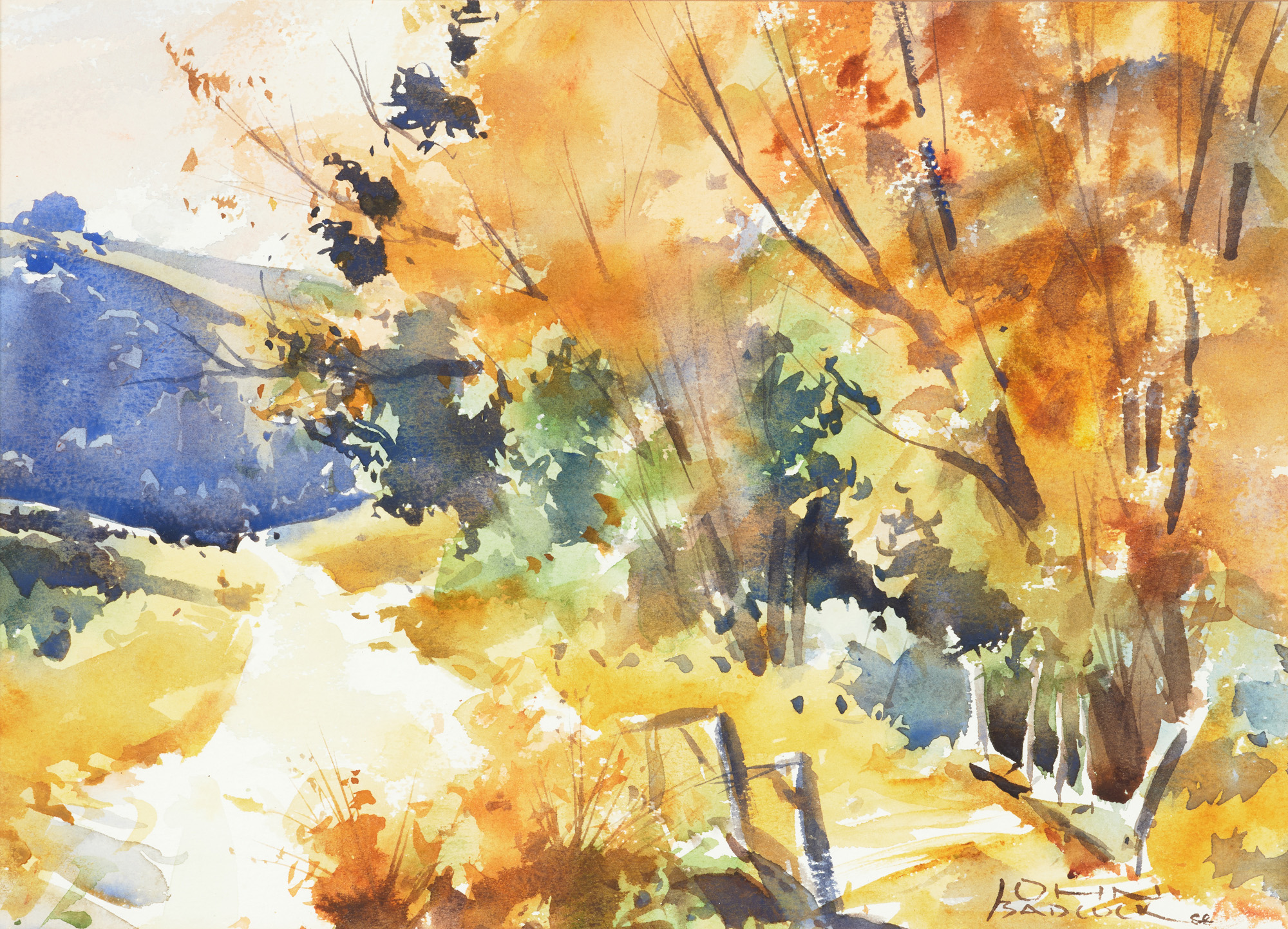 John Badcock 'Back Road, Gapes Valley' — sold at auction in New Zealand for $300