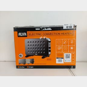 ALVA - ELECTRIC CONVECTION HEATER - METALLIC GREY