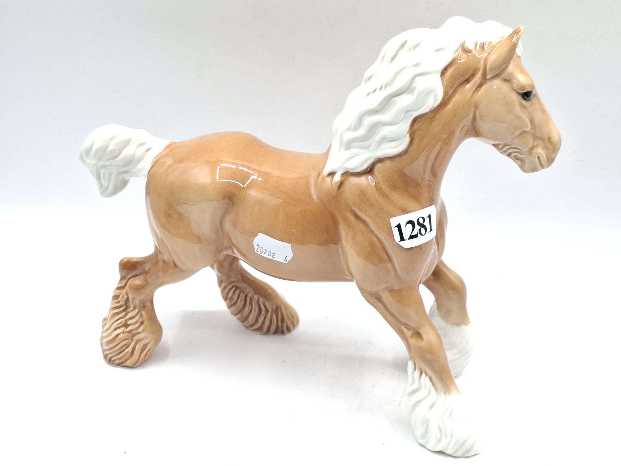 Cantering Shire Horse