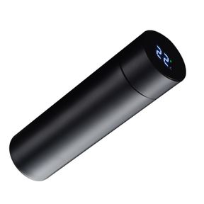 500ml Smart Thermos Water Bottle and Coffee Flask with Temperature Display Black |