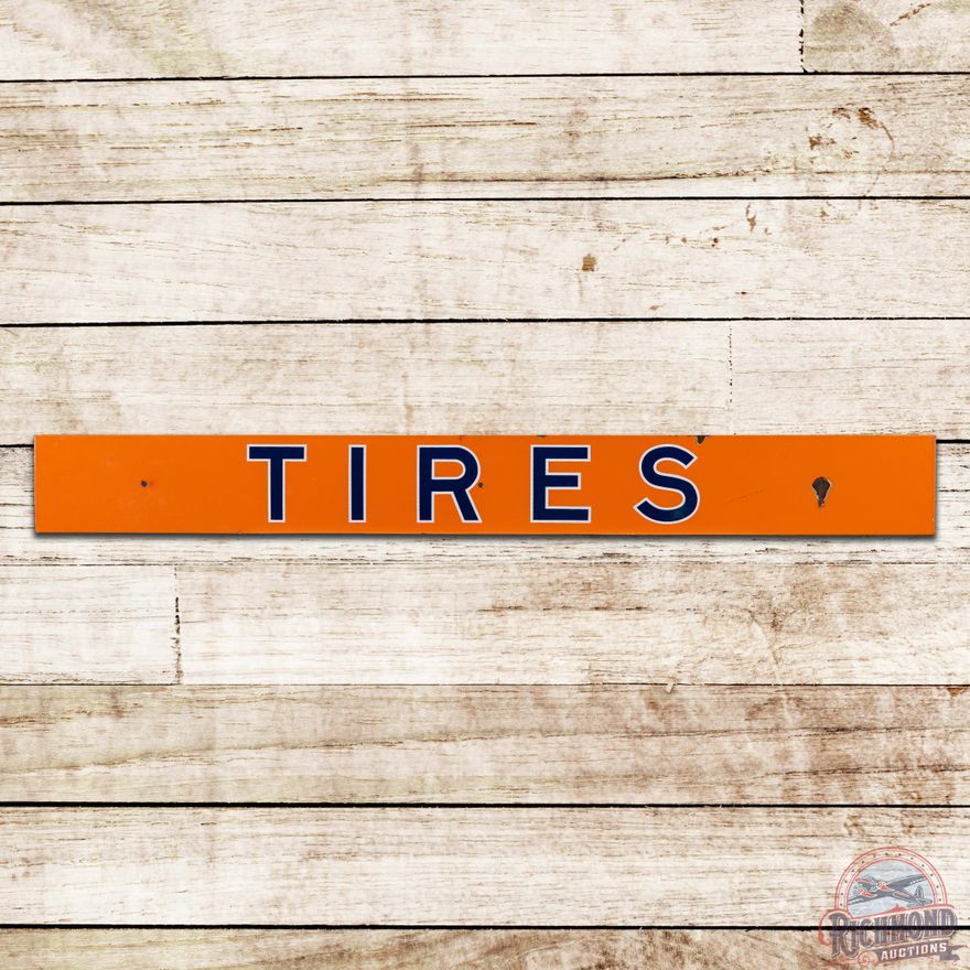 Union 76 Tires Service Station Single Sided Porcelain Sign