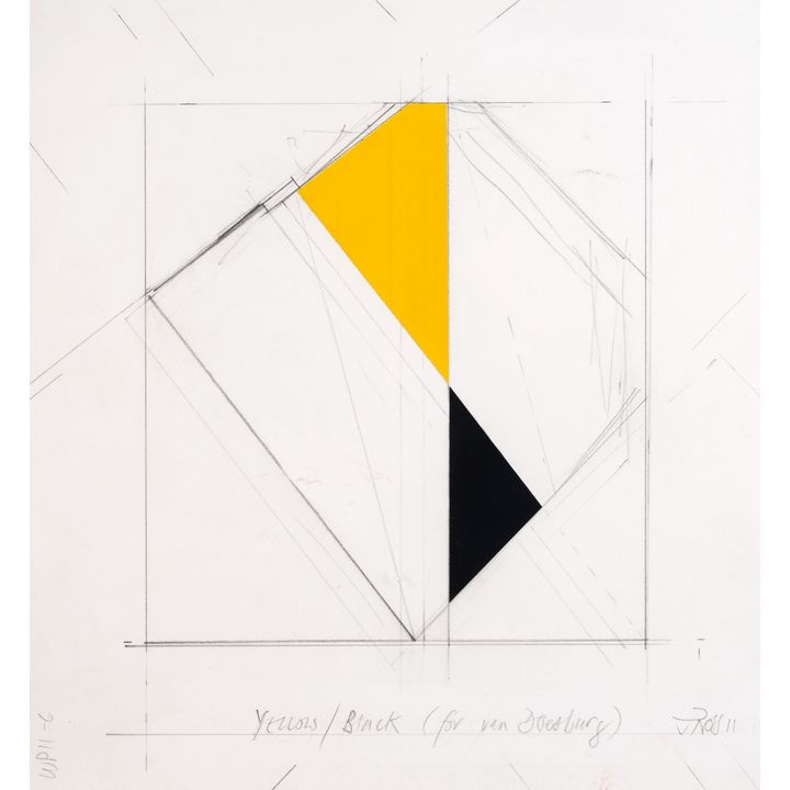 James Ross 'Yellow/Black for von Doesburg'