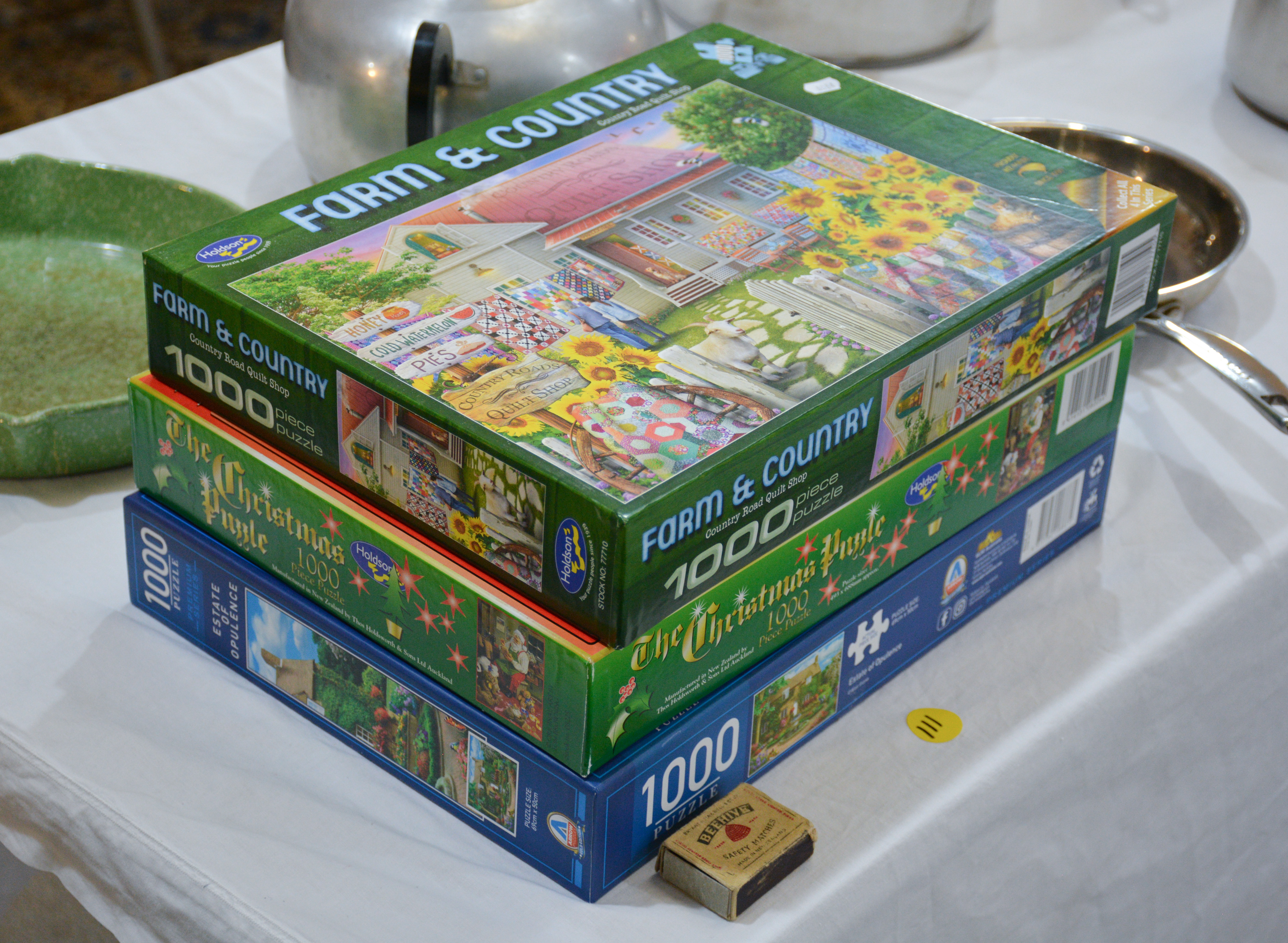 1,000 Piece Jigsaws x 3 β NZ auction result