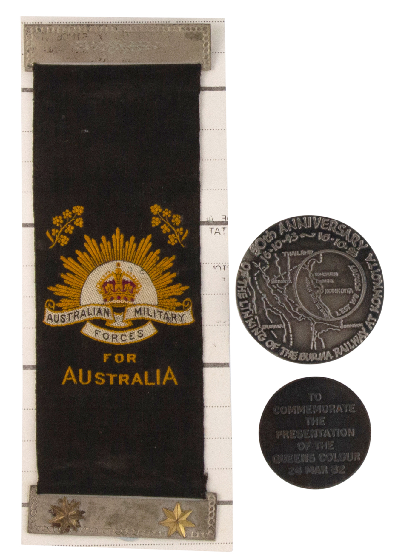 Group, Burma Railway Medal, 1943/93, UNC