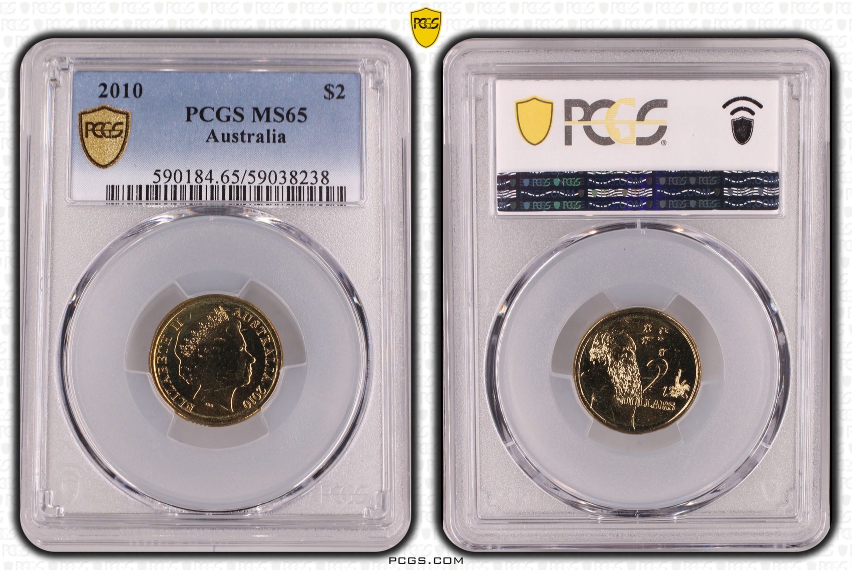 Two Dollar, 2010, PCGS MS65