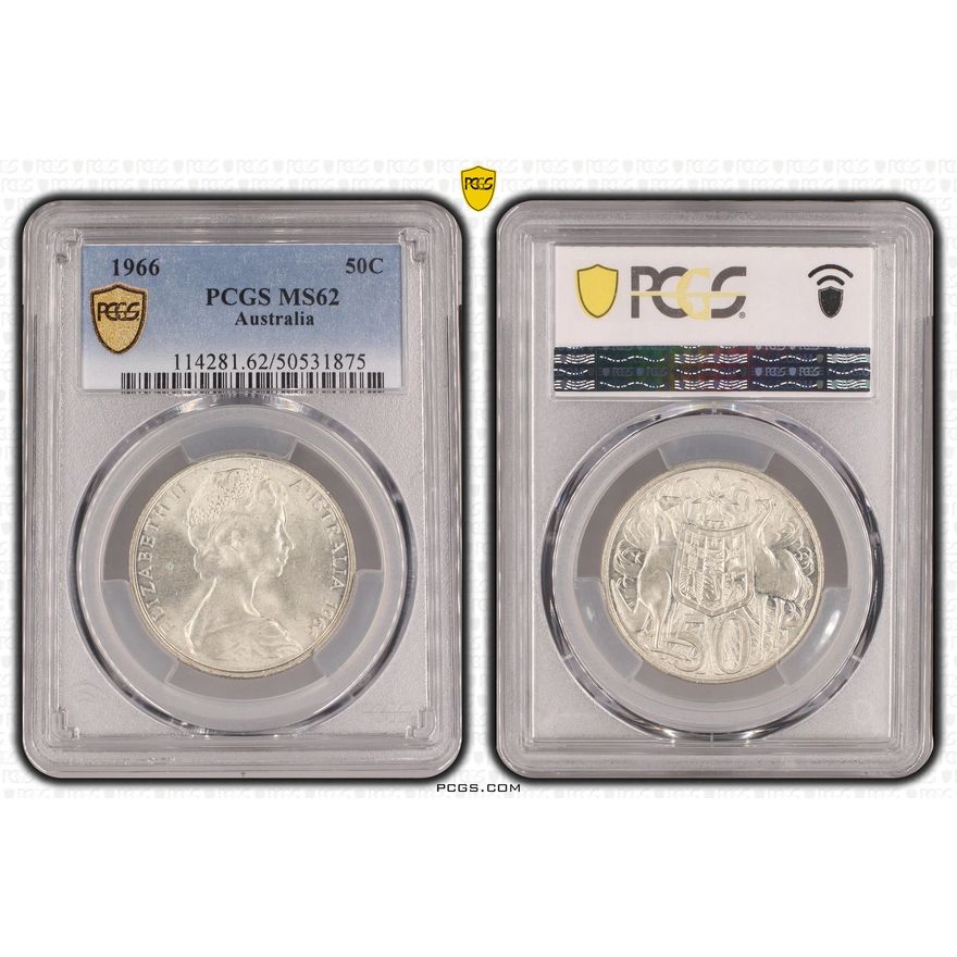 Fifty Cent, 1966, PCGS MS62