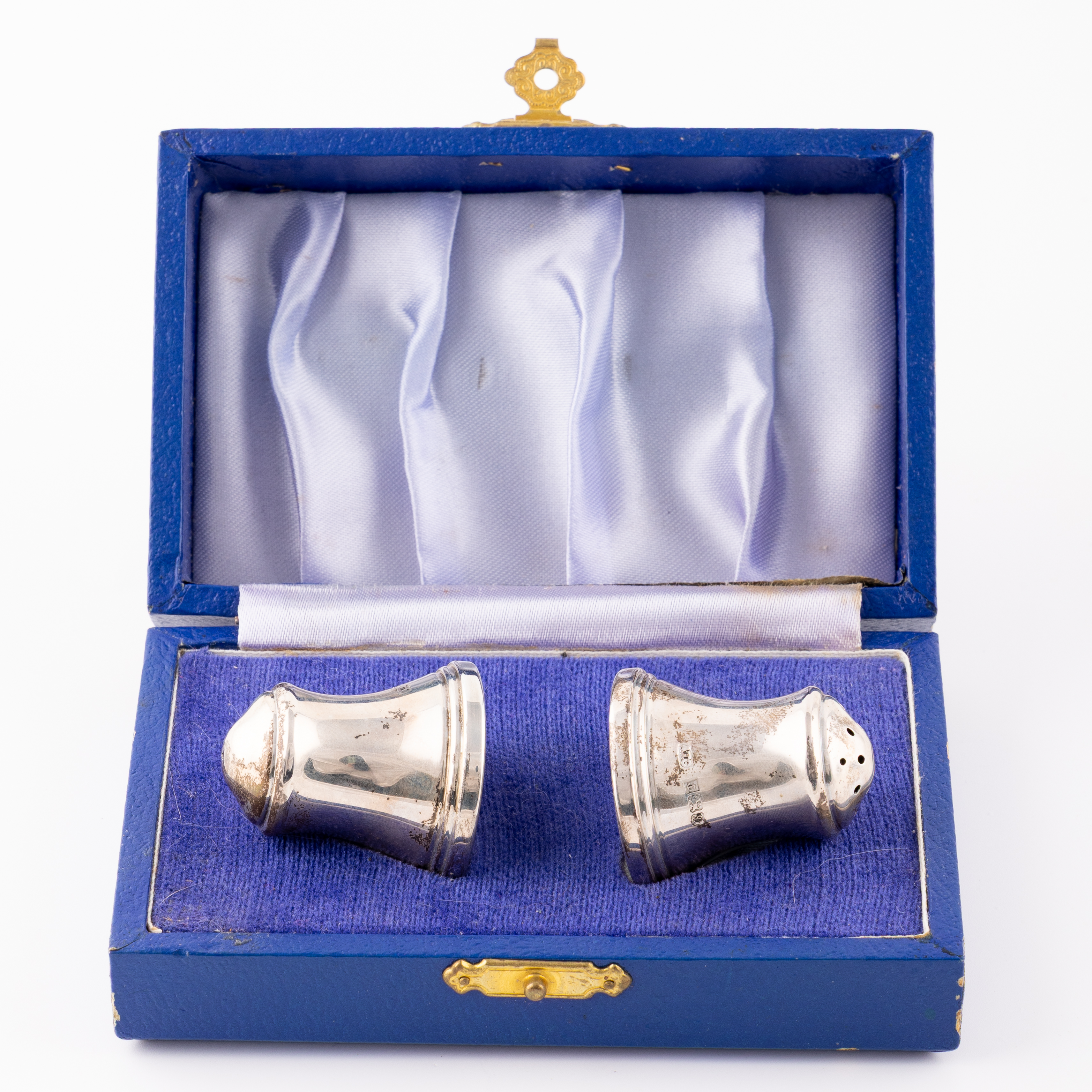 Great Britain, Silver Salt & Pepper Shakers, 1978, aVF