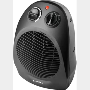 LUXELL Fan Heater (Hot/Warm/Cool) Black 2000W AFA801 Black Afa801 | DEFECTIVE