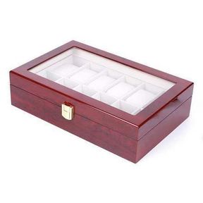WATCH DISPLAY WOODEN MAHOGANY COLOUR 12 SLOTS - 52055/13742