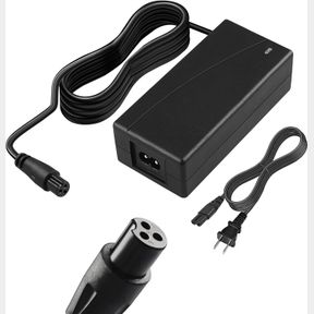 42V CHARGER 3-PRONG INLINE CONNECTOR FOR 36V POCKET MOD/DIRT QUAD/SPORTS MOD ELECTRIC SCOOTER LITHIUM BATTERY POWER SUPPLY, BATTER