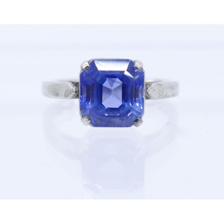 Ladies 4.5ct Sapphire and Sterling Ring