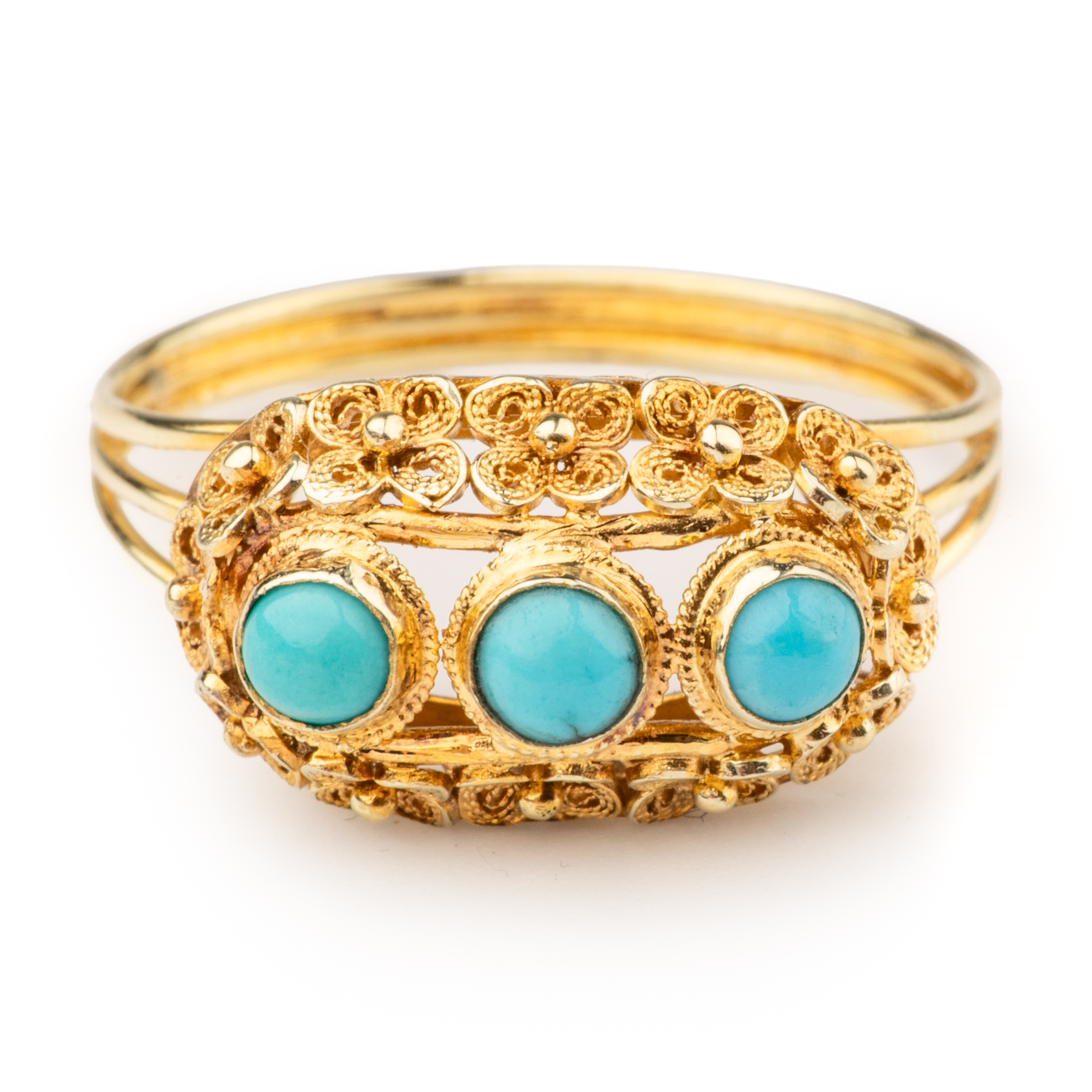 Turquoise Ring in 14ct Gold