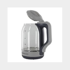 Mellerware 360 Degree Cordless Glass Kettle Grey 1.8L 1800W Omega-51466/4946 B2 (S3)