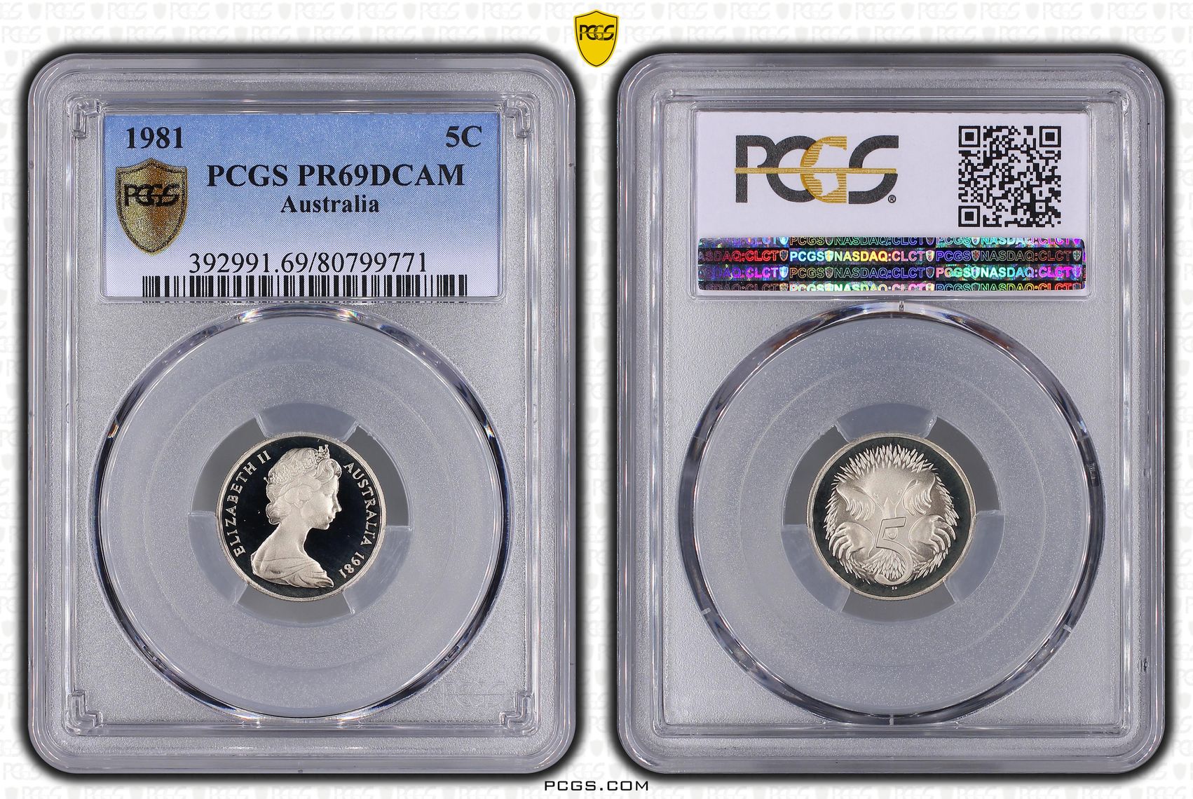 Five Cent, 1981, PCGS PR69DCAM