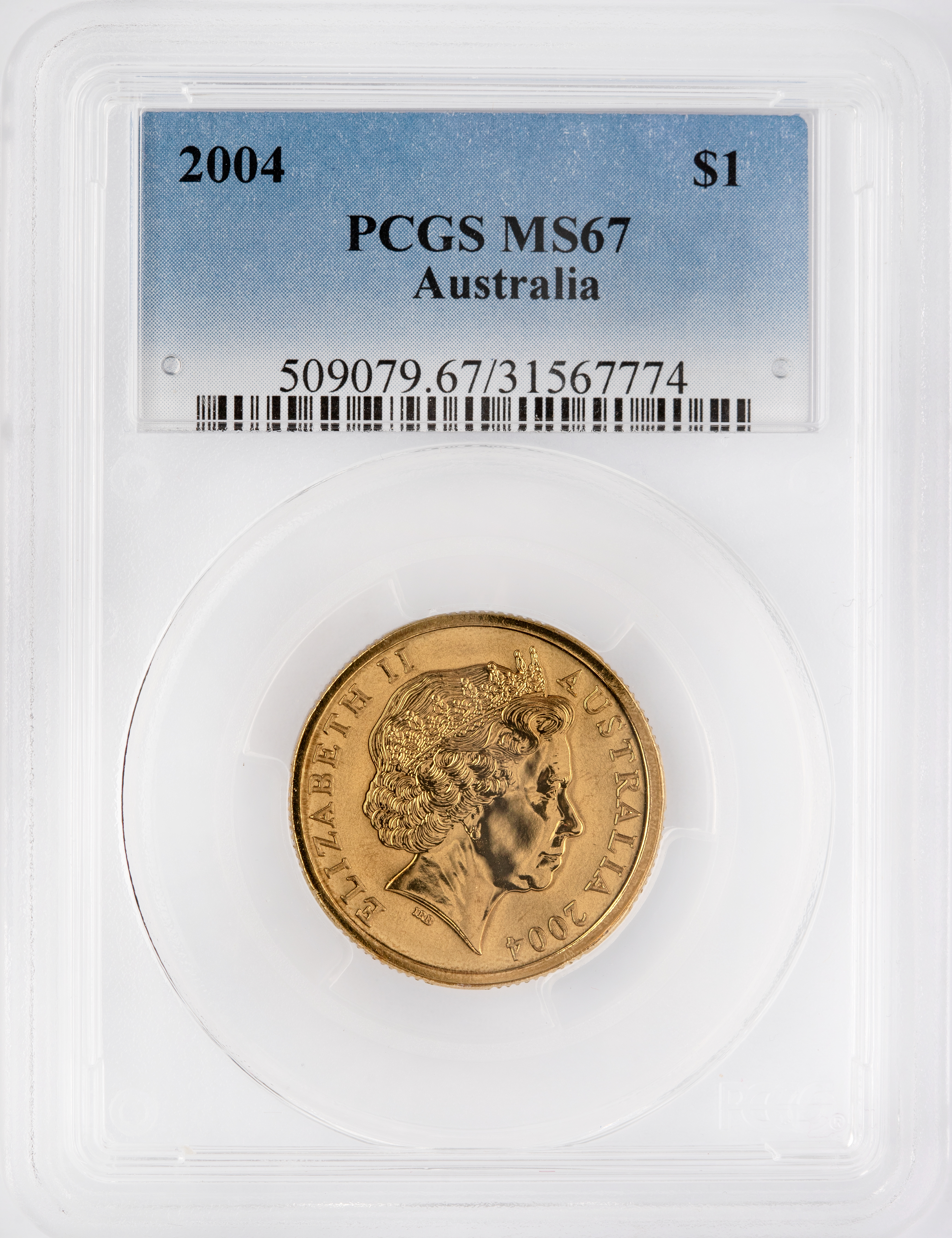 One Dollar, 2004, PCGS MS67