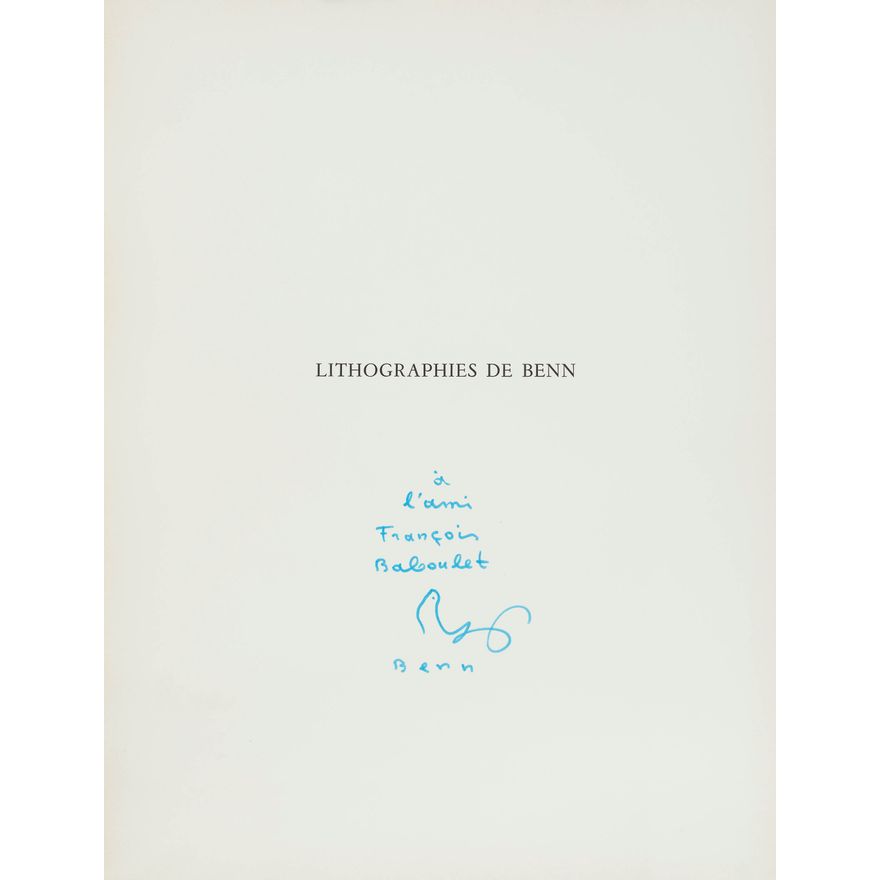 Bencion(Benn) Rabinowicz | Teka „Benn 14 lithographies originales en couleurs”, Paryż 1964