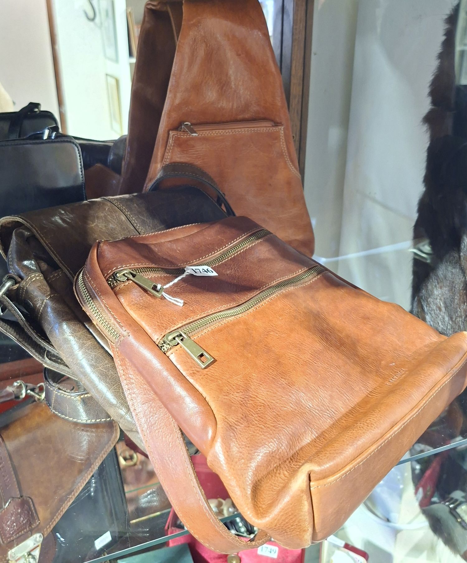Three Leather Bags