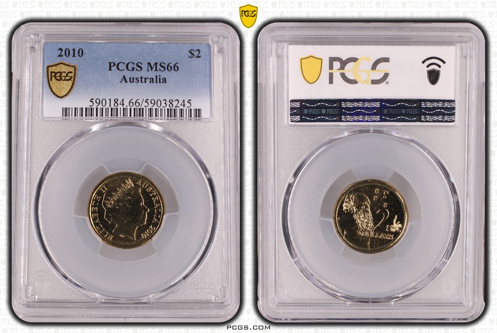Two Dollar, 2010, PCGS MS66
