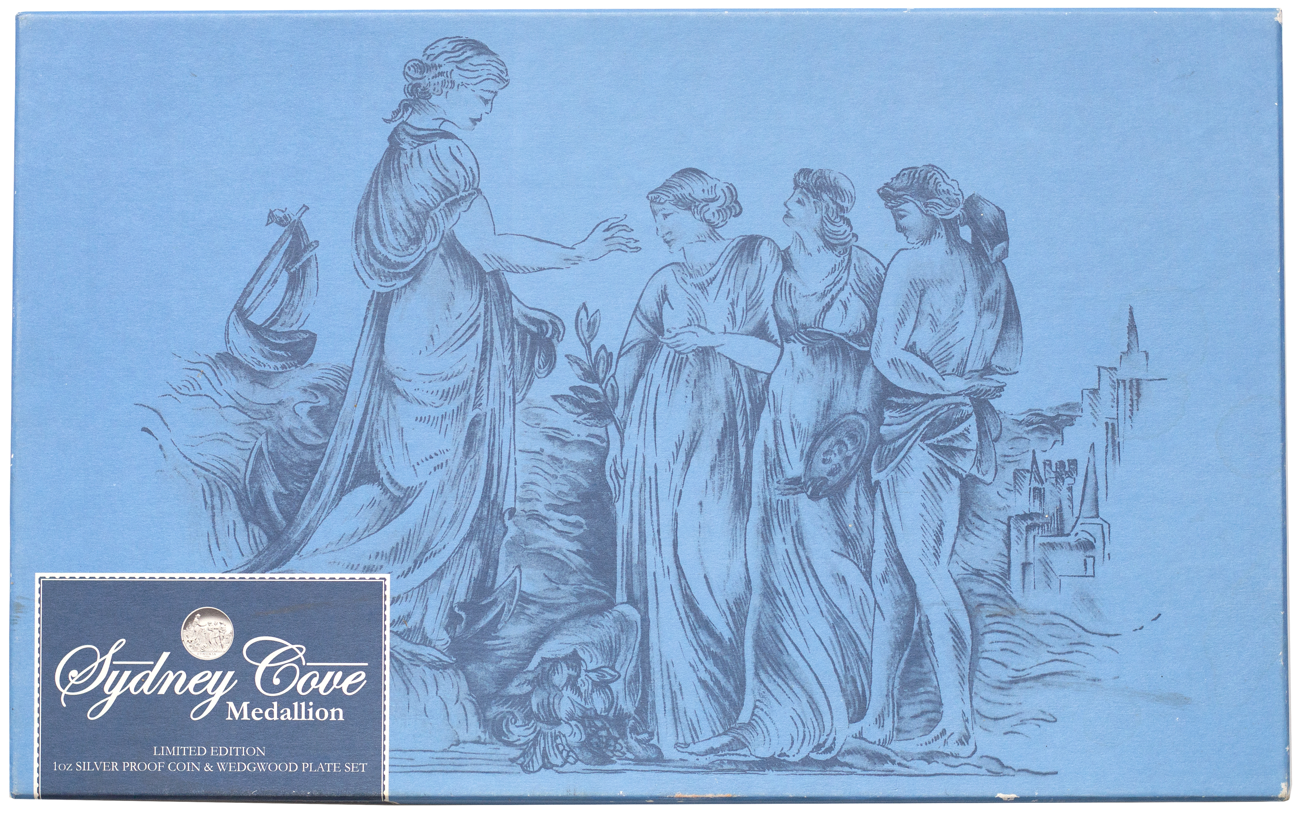 Wedgwood, Sydney Cove Proof Coin & Plate Set, 1789 - 2010, FDC