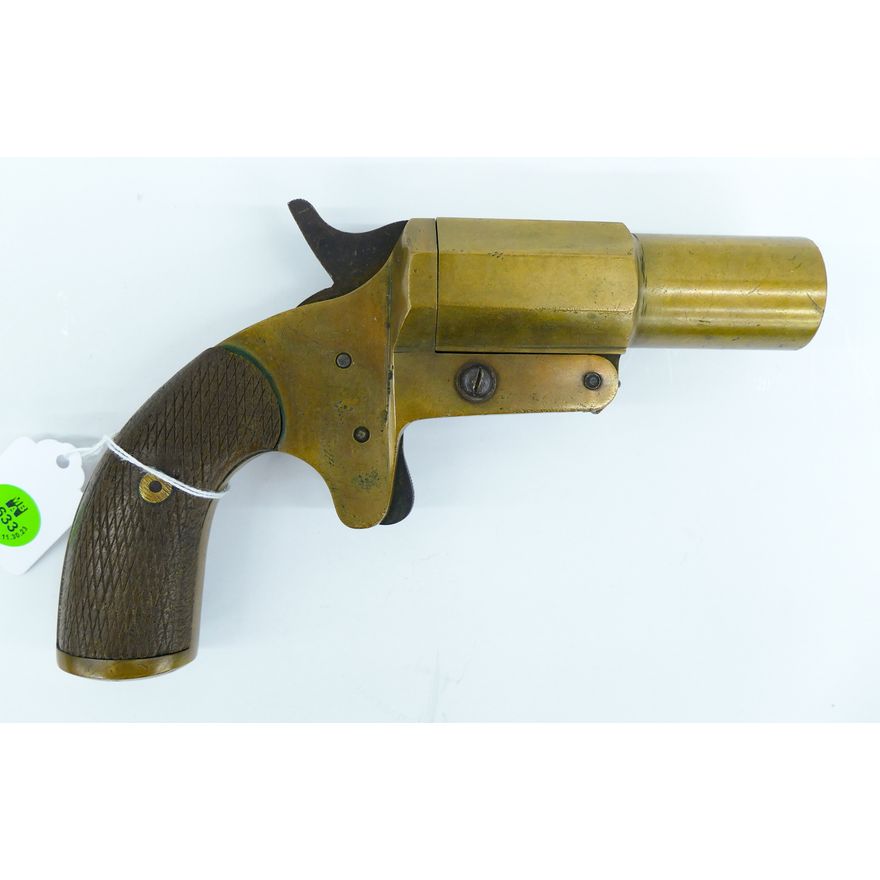 Antique Brass G.G. & Cie. Flare Pistol 8''