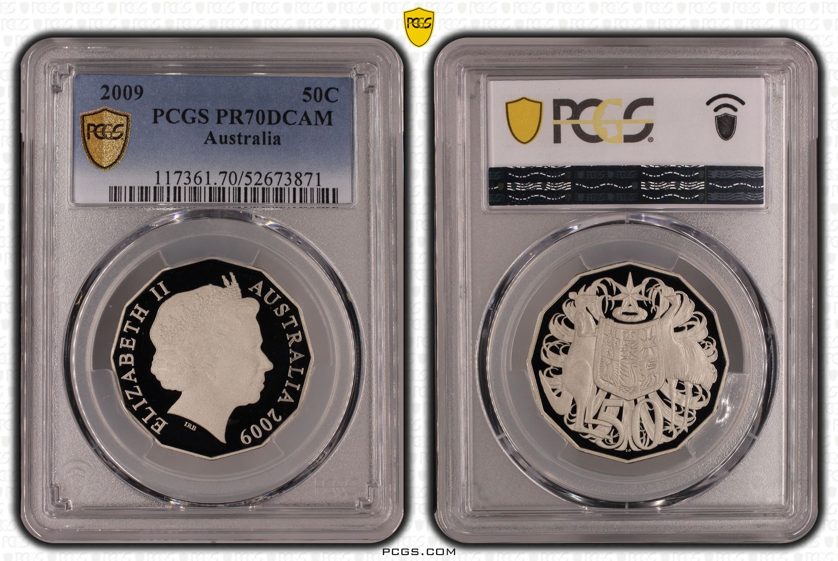 Fifty Cent, 2009, PCGS PR70DCAM