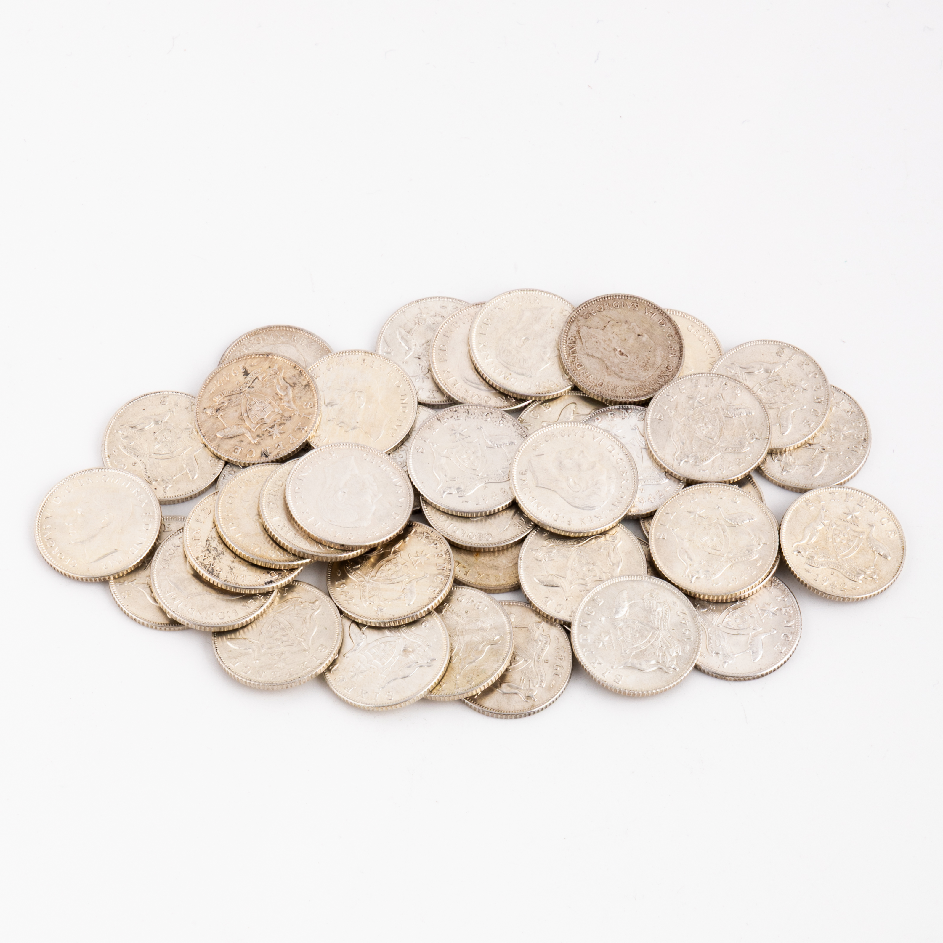 George VI, Sixpence, 1942-D, CHU