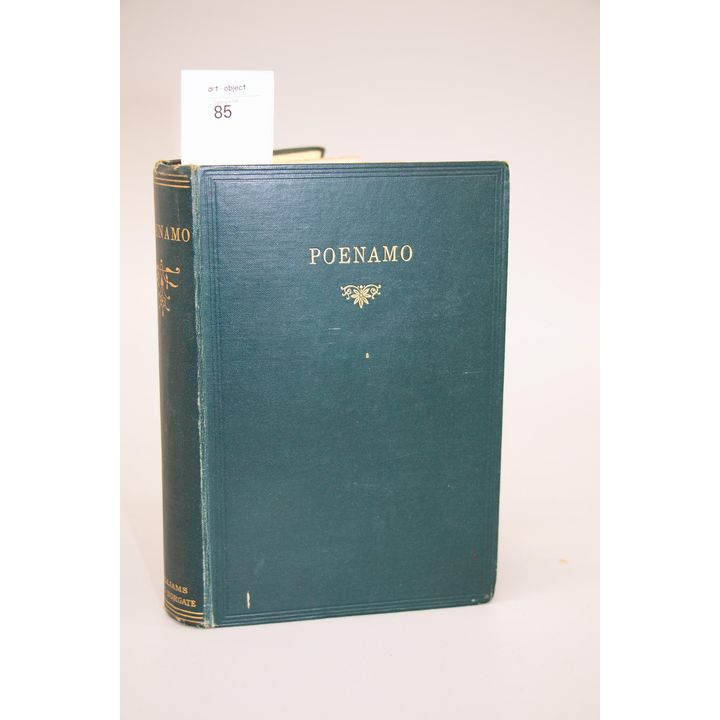 LOGAN CAMPBELL [association copy] - Poenamo, Sketches of the Early Days of New Zealand.