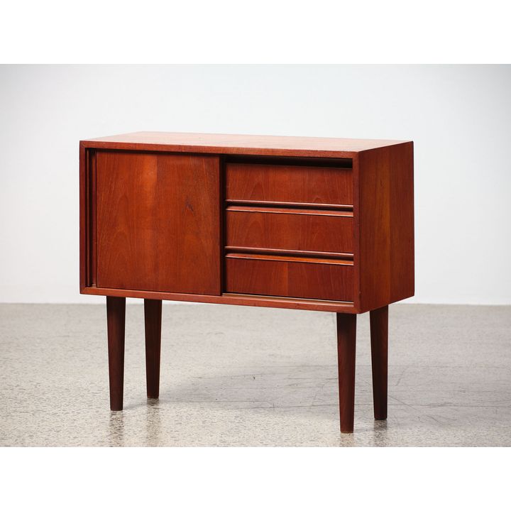 Small Danish teak side cabinet