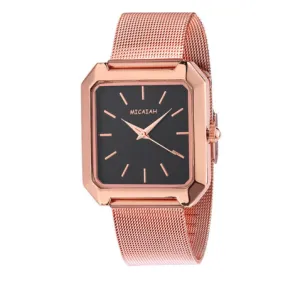 Micaiah Bern Stainless Steel Ladies Watch Rose Gold |