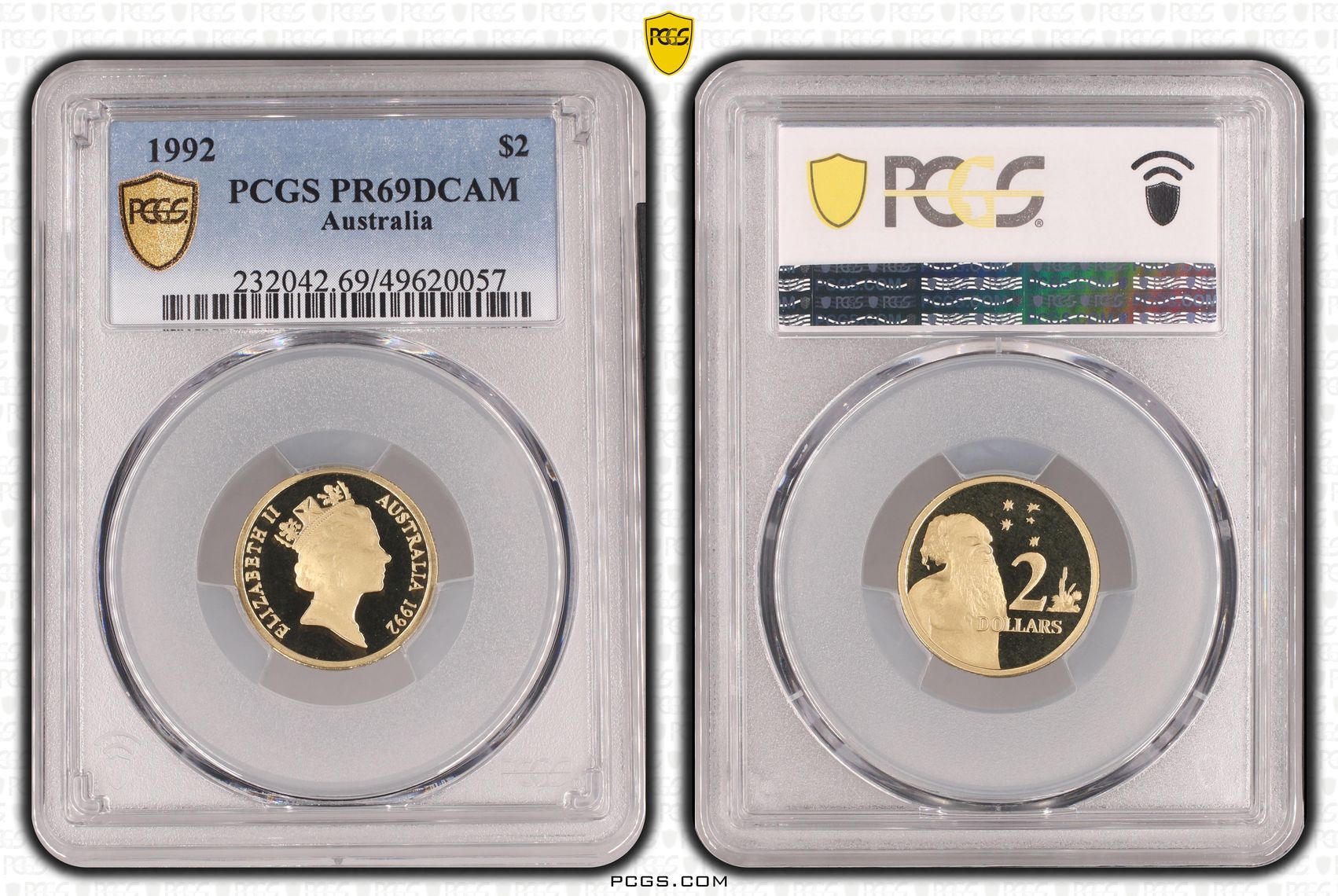 Two Dollar, 1992, PCGS PR69DCAM
