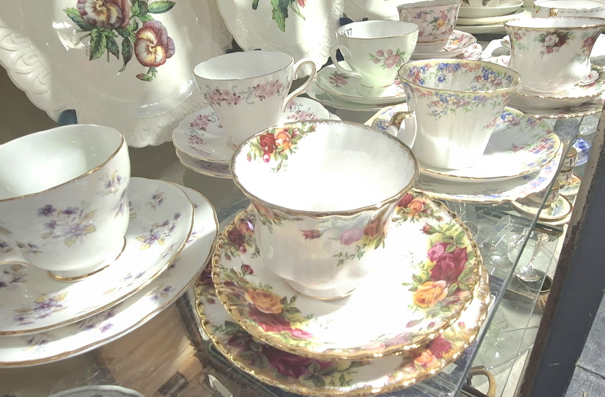 Group Of 8 Vintage Trios