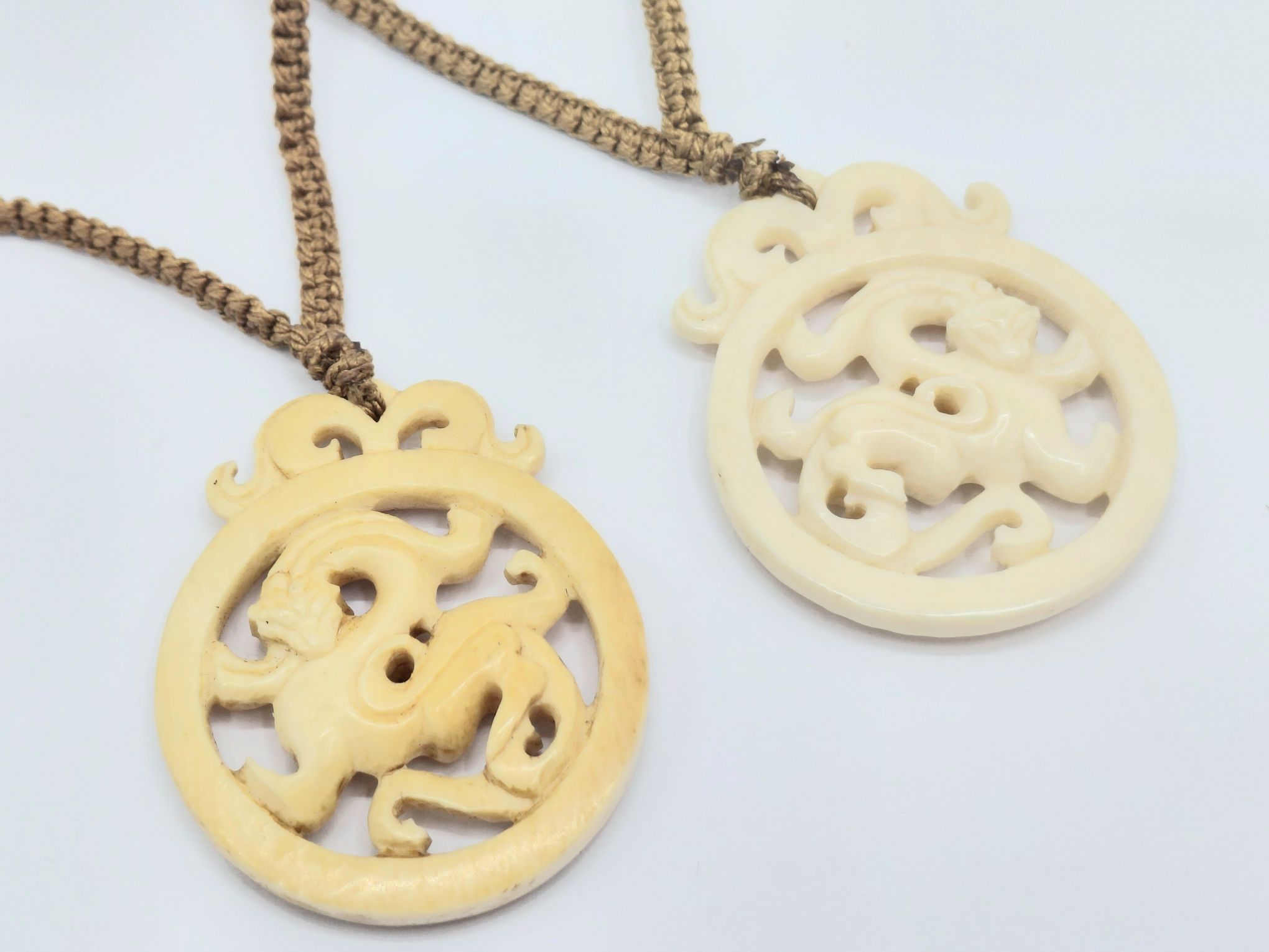 Vintage Japanese Ivory Pendants