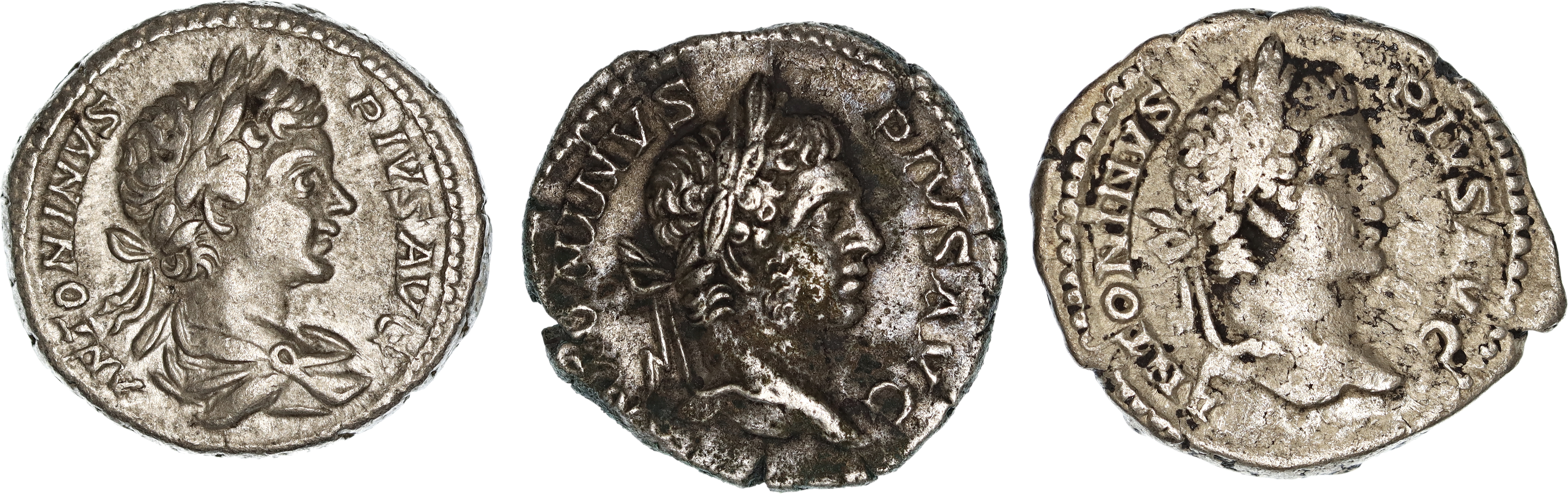 Roman Empire, Caracalla, Silver Denarius, 195-217 AD, gF-VF