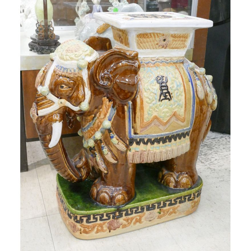 Chinese Elephant Garden Seat 22''x21''