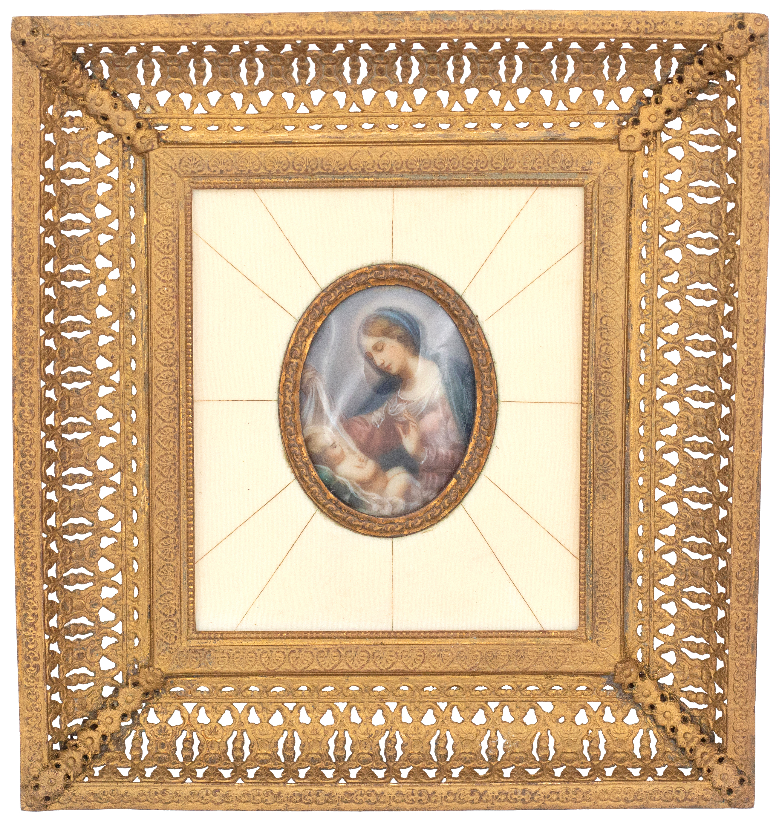 Italy, Miniature Portrait, 1800s, VGC