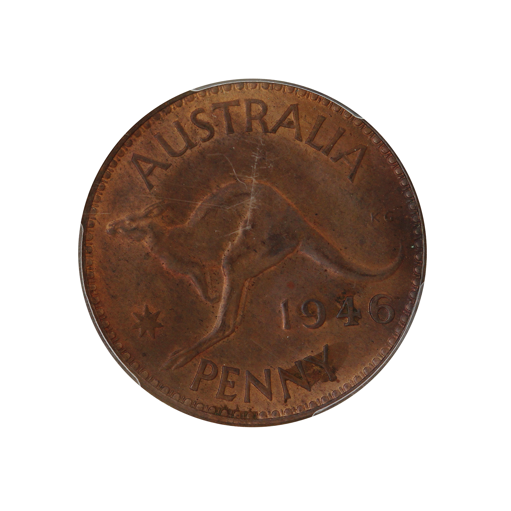 George VI, Penny, 1946, MS 63 BN