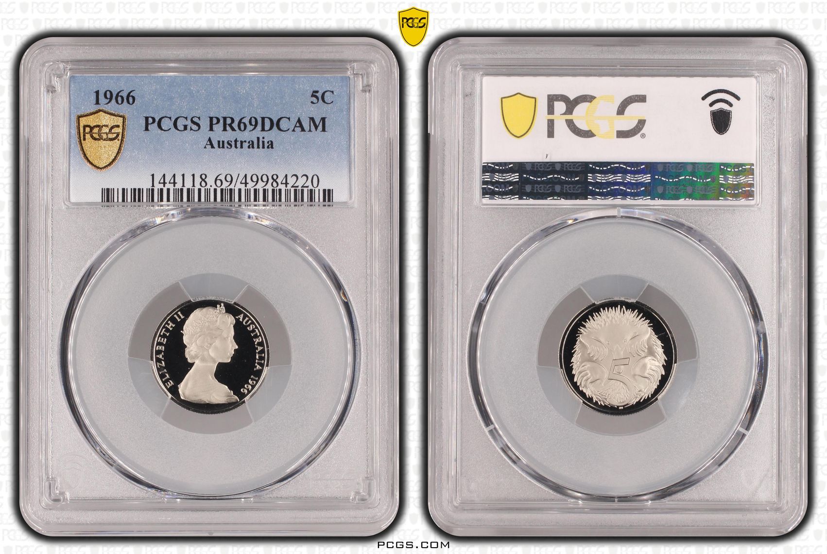 , Five Cent, 1966, PCGS PR69DCAM
