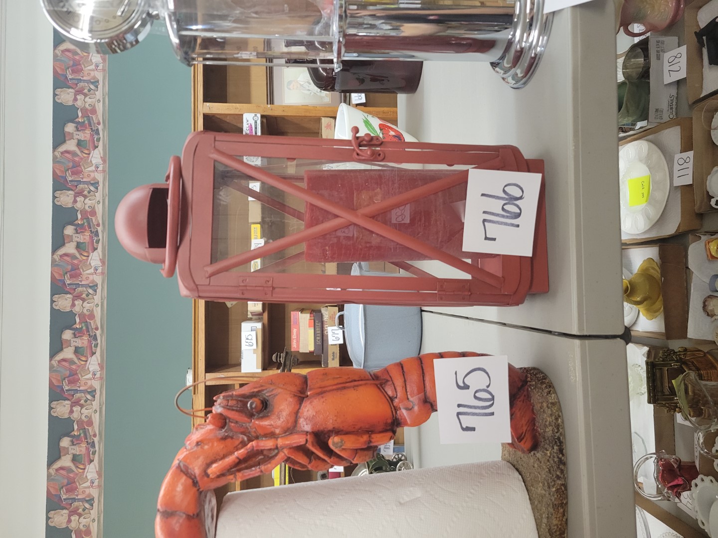 Large Candle Lantern Holder Midwest Auctions, LLC