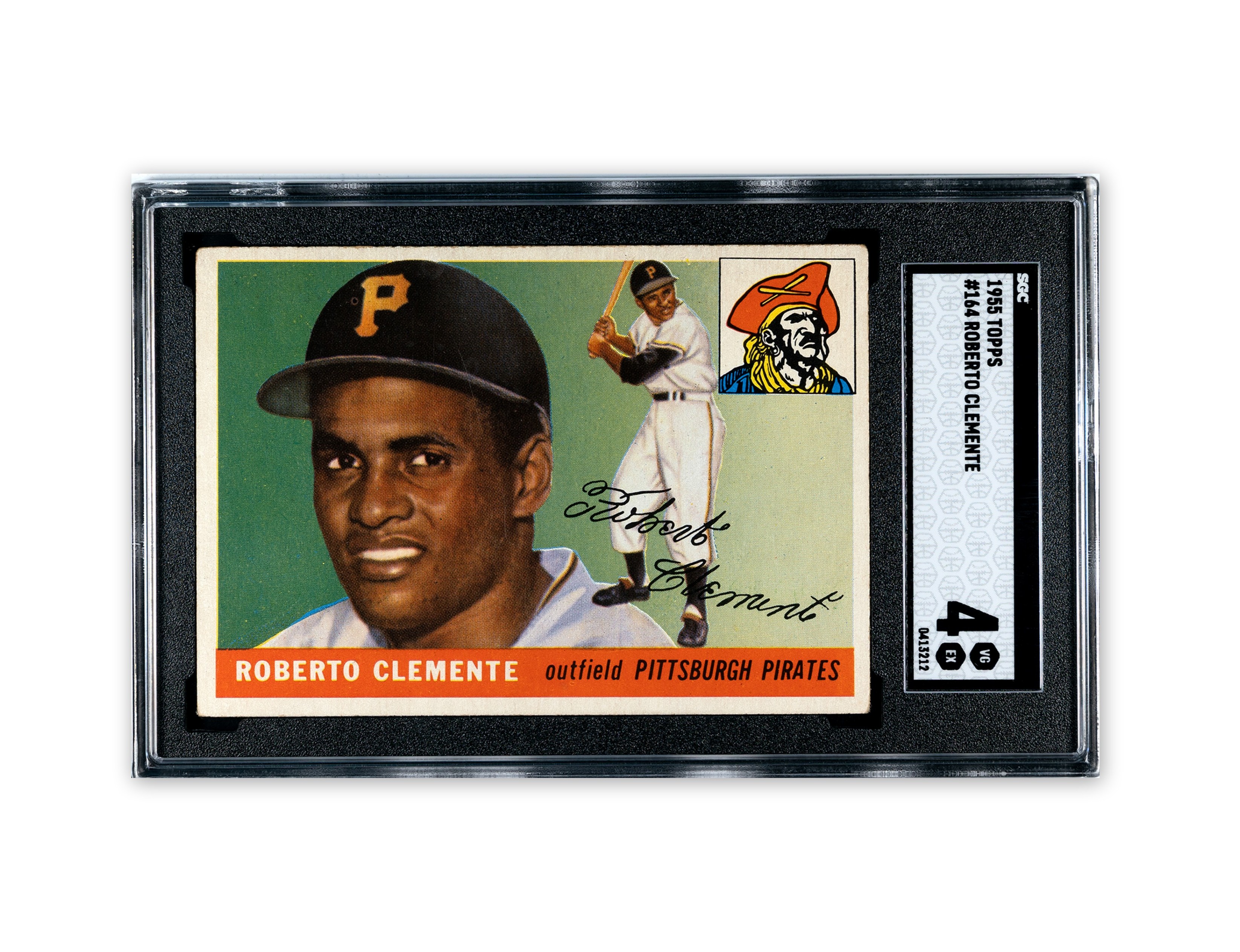 At Auction: Authentic Roberto Clemente 16 x 20 Artist 1st