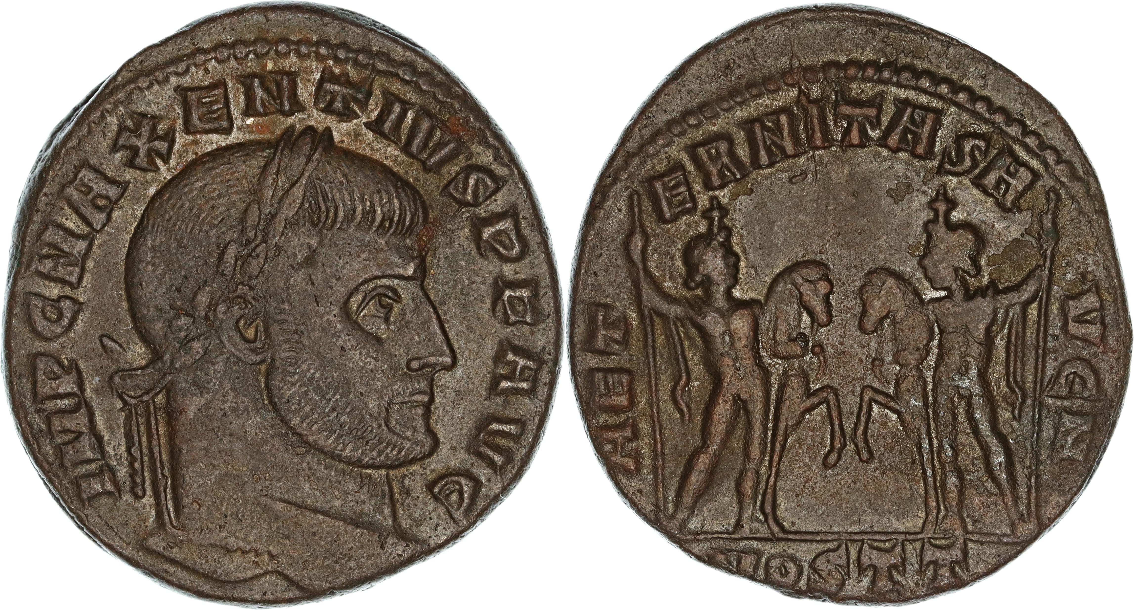 Roman Empire, Maxentius, Æ Follis, 309-312 AD, gVF