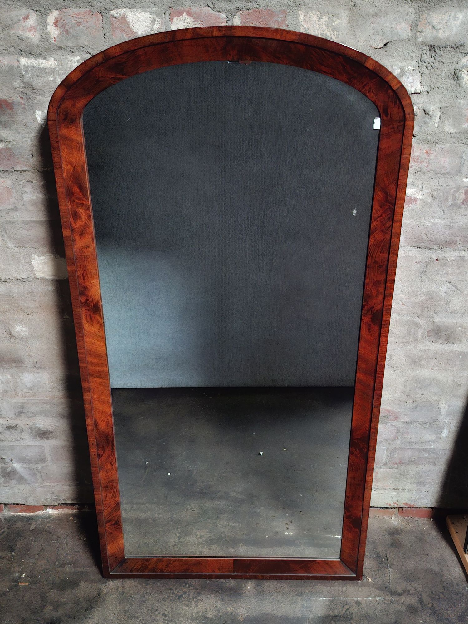 229 · MAHOGANY FRAMED PIER MIRROR