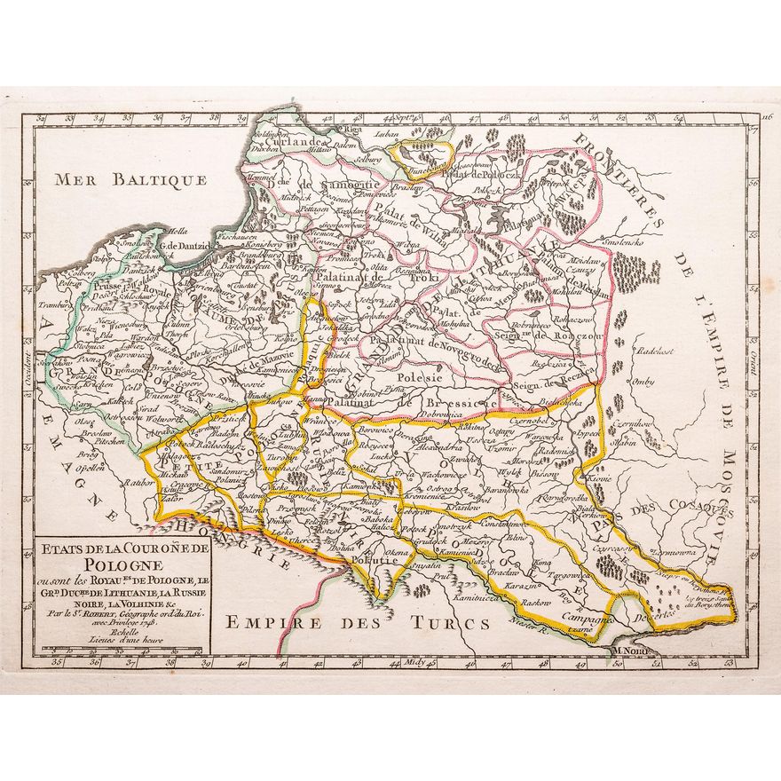Gilles i Didier Robert de Vaugondy | Etats de la Courone de Pologne…