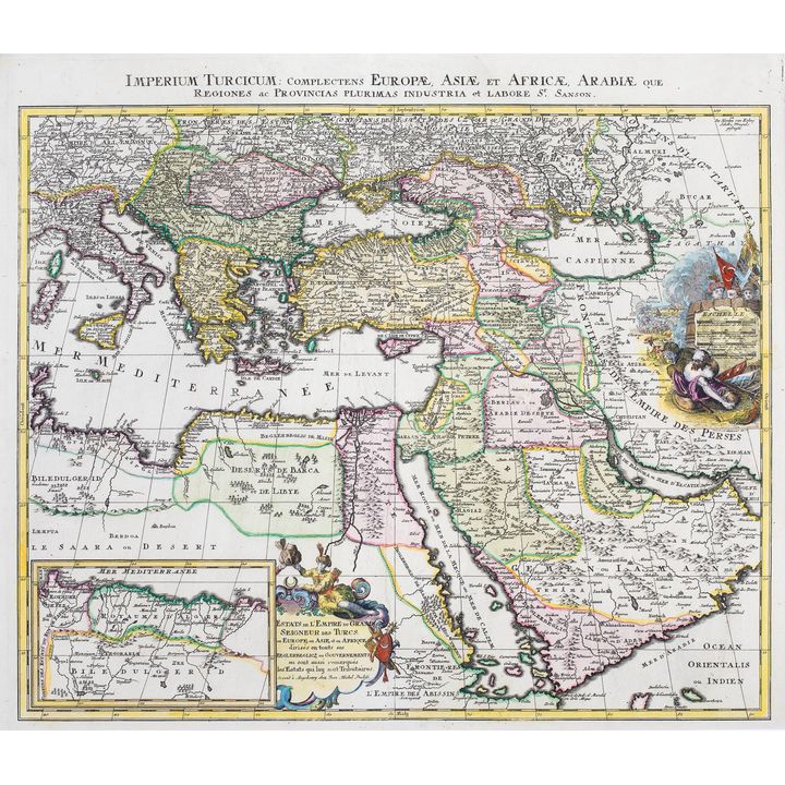 Johann Michael Probst II | Imperium Turcicum: complectens Europae, Asiae et Africae…