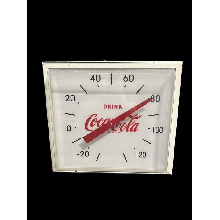 Huge Heavy Drink Coca Cola Coke Soda Light Up Thermometer