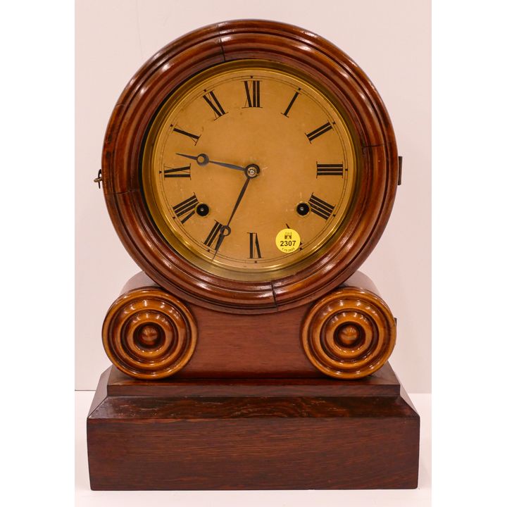 Antique Ingraham Rosewood Case Shelf Clock- 14x10''